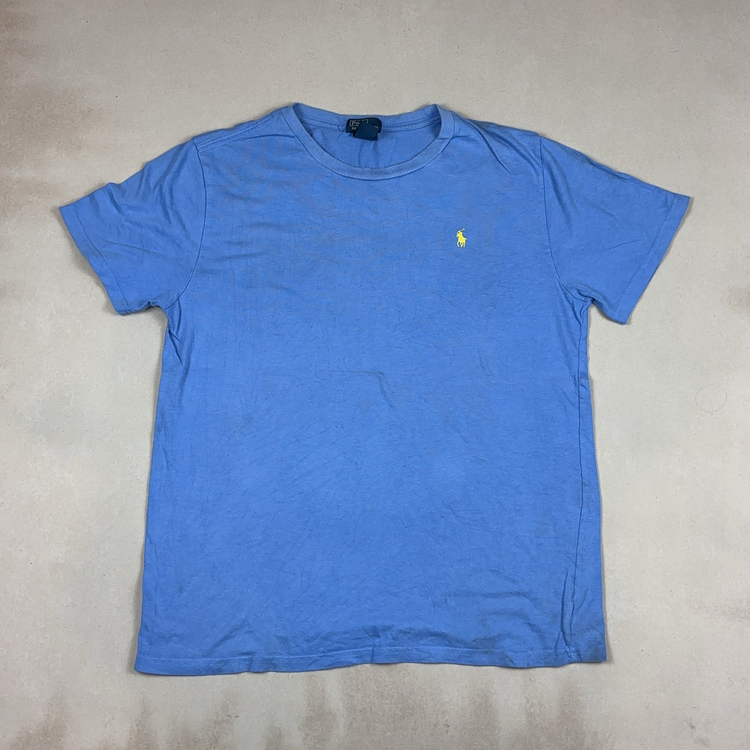 RALPH LAUREN BLUE TEE - LARGE