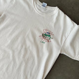 FROGGY BOTTOMZ LIVE WHITE GRAPHIC TEE MEDIUM