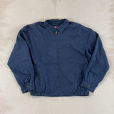 TOMMY HILFIGER NAVY JACKET - X LARGE