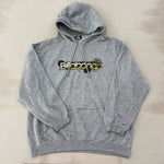 BILLABONG GREY HOODIE - LARGE
