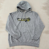 BILLABONG GREY HOODIE - LARGE
