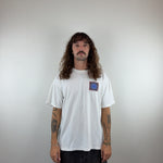 GRAPHIC WHITE TEE - LARGE