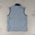 CHAPS GREY & NAVY VEST - LARGE