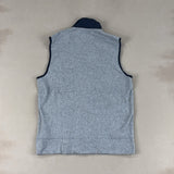 CHAPS GREY & NAVY VEST - LARGE
