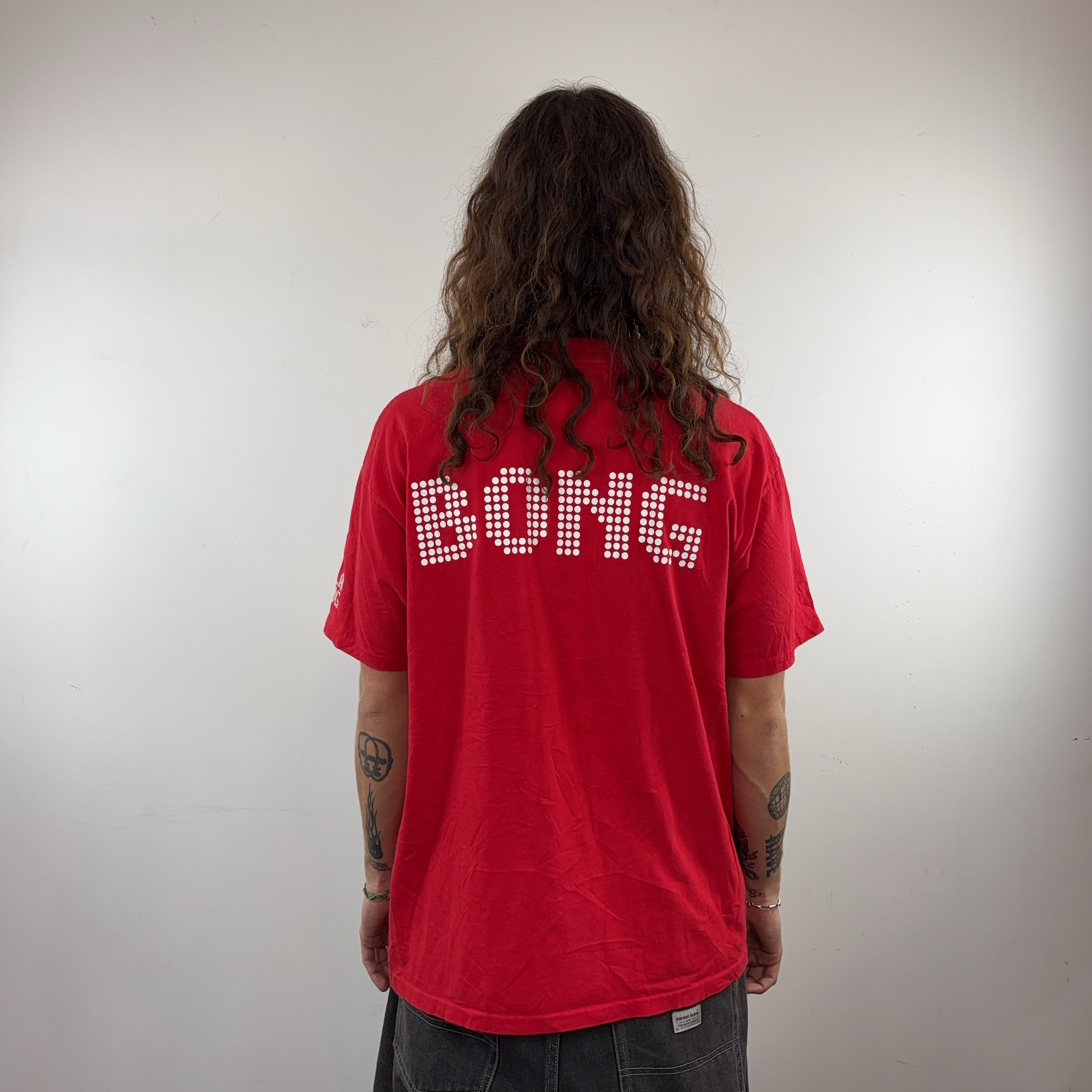 RED BILLABONG TEE - LARGE