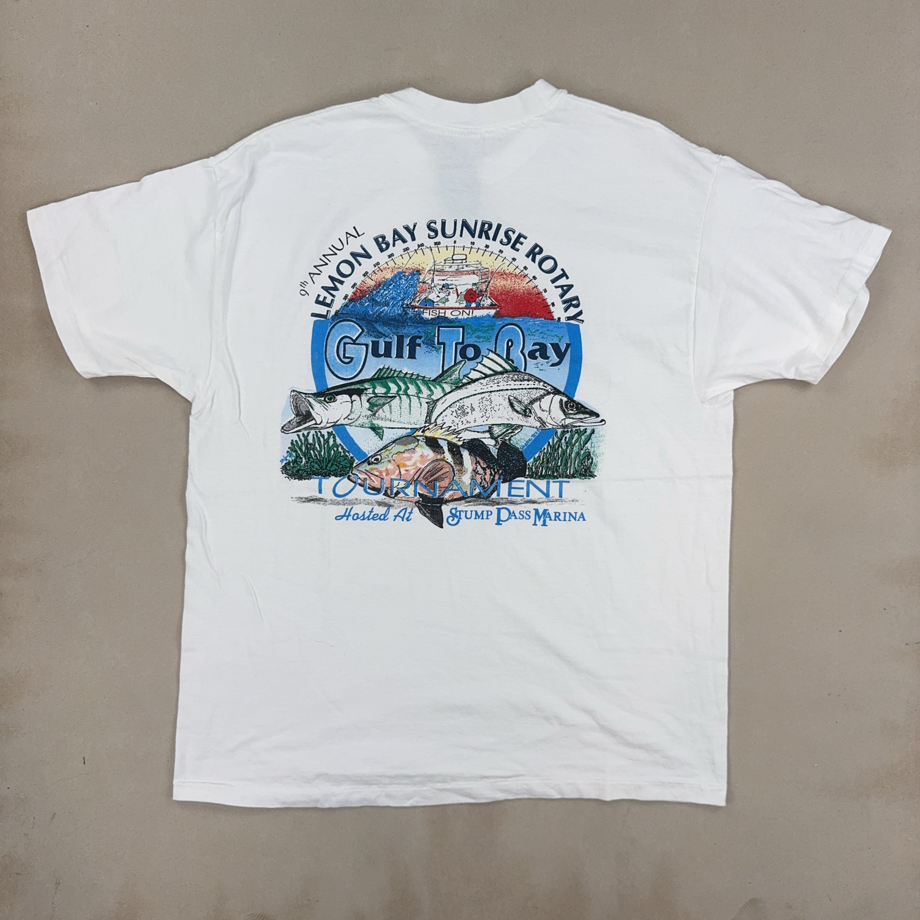 GULF TO BAY TEE - X LARGE