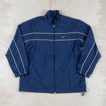 NIKE NAVY JACKET - 2X LARGE