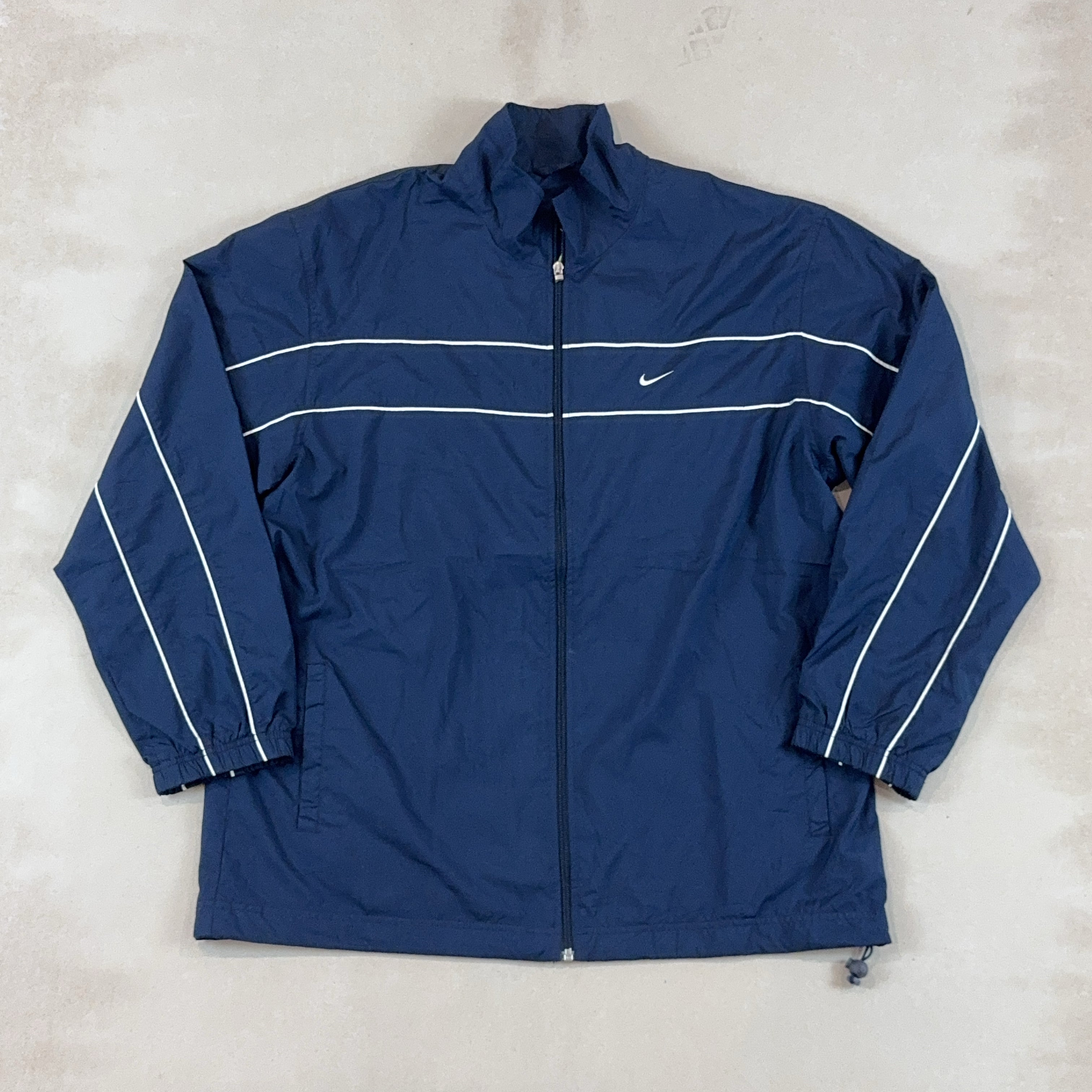 NIKE NAVY JACKET - 2X LARGE