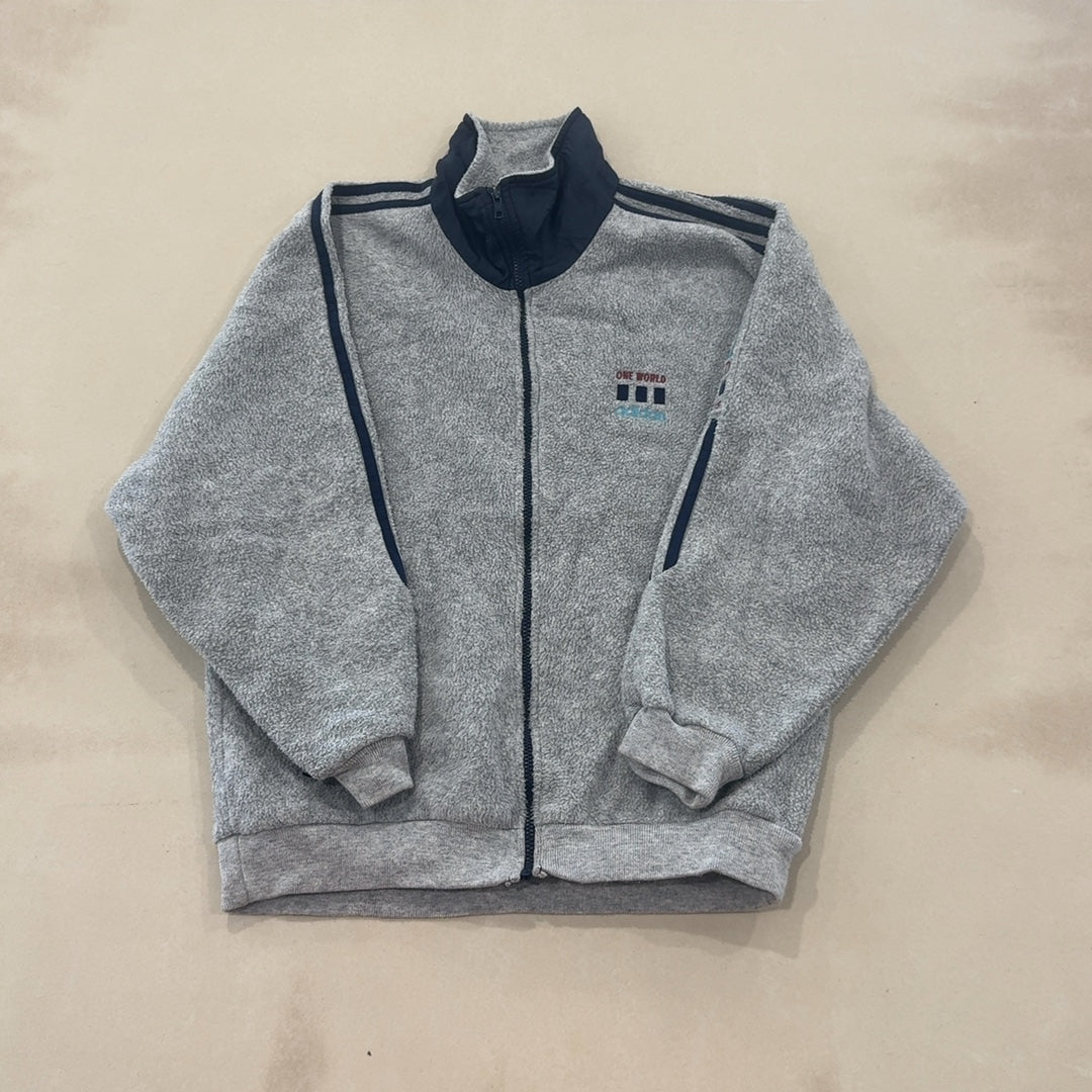 ADIDAS GREY JACKET - MEDIUM
