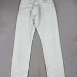 LEVI'S OFF-WHITE JEANS - LARGE
