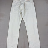 LEVI'S OFF-WHITE JEANS - LARGE