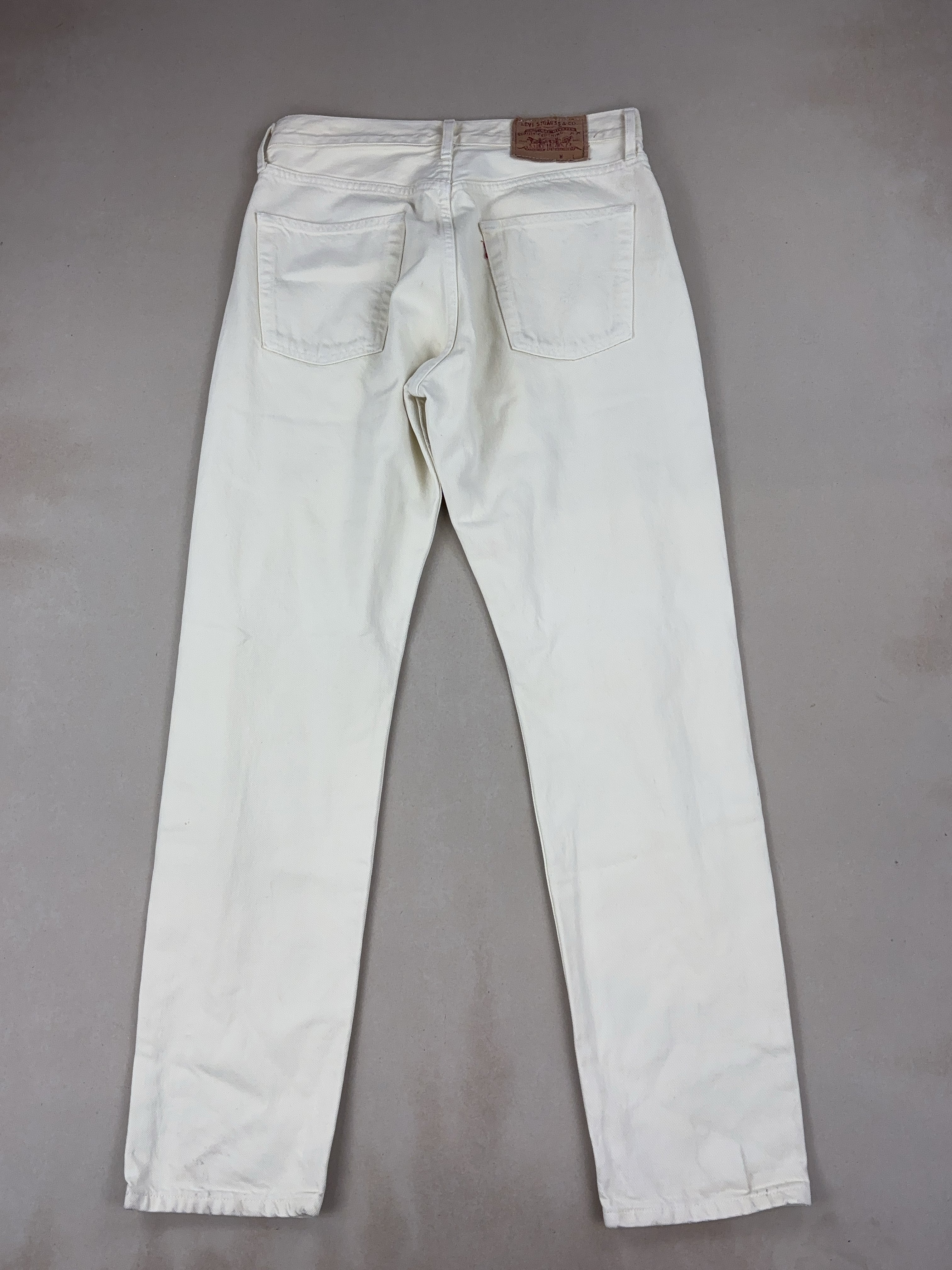 LEVI'S OFF-WHITE JEANS - LARGE