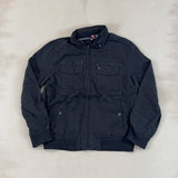 TOMMY HILFIGER BLACK JACKET - LARGE