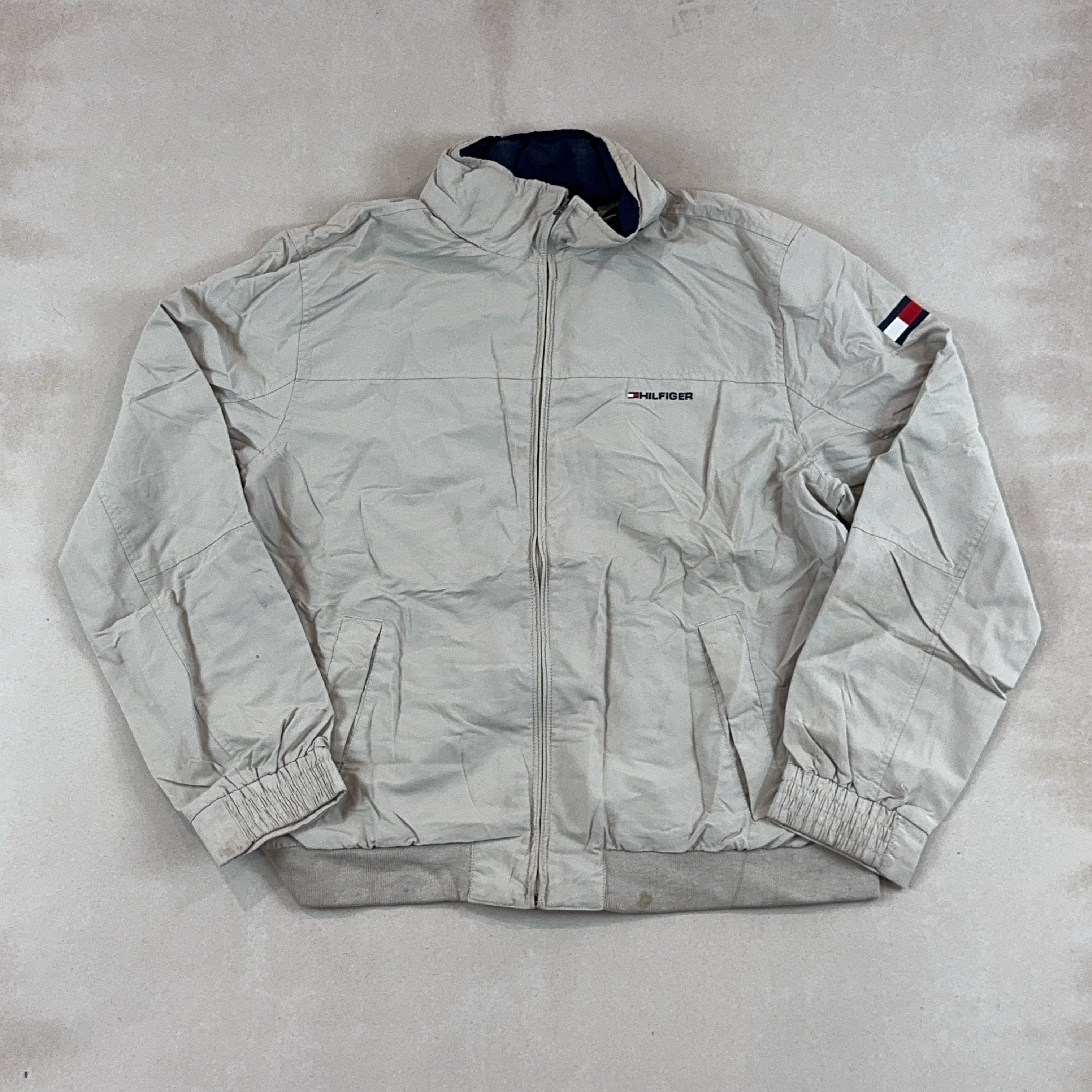 TOMMY HILFIGER BEIGE JACKET - X LARGE