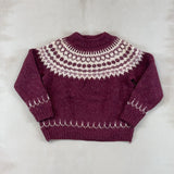 MAROON KNIT - LARGE