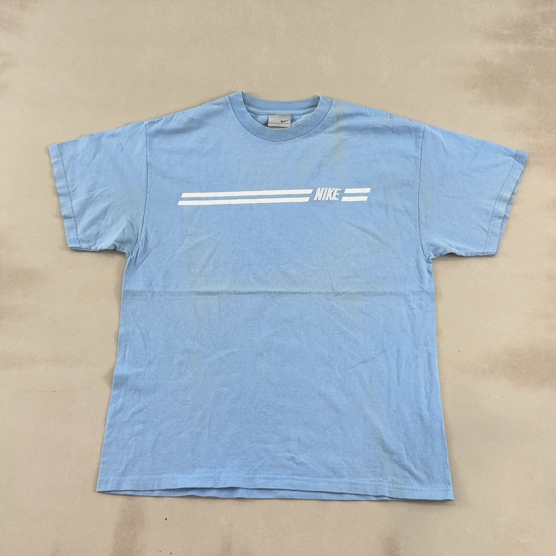 NIKE BABY BLUE TEE - LARGE