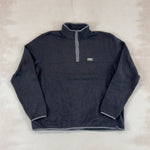 LL BEAN BUTTON COLLAR FLEECE - 2X LARGE