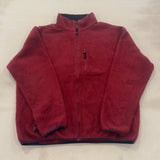 L.L.BEAN RED FLEECE - 2X LARGE