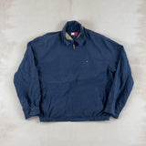 HILFIGER NAVY JACKET - LARGE