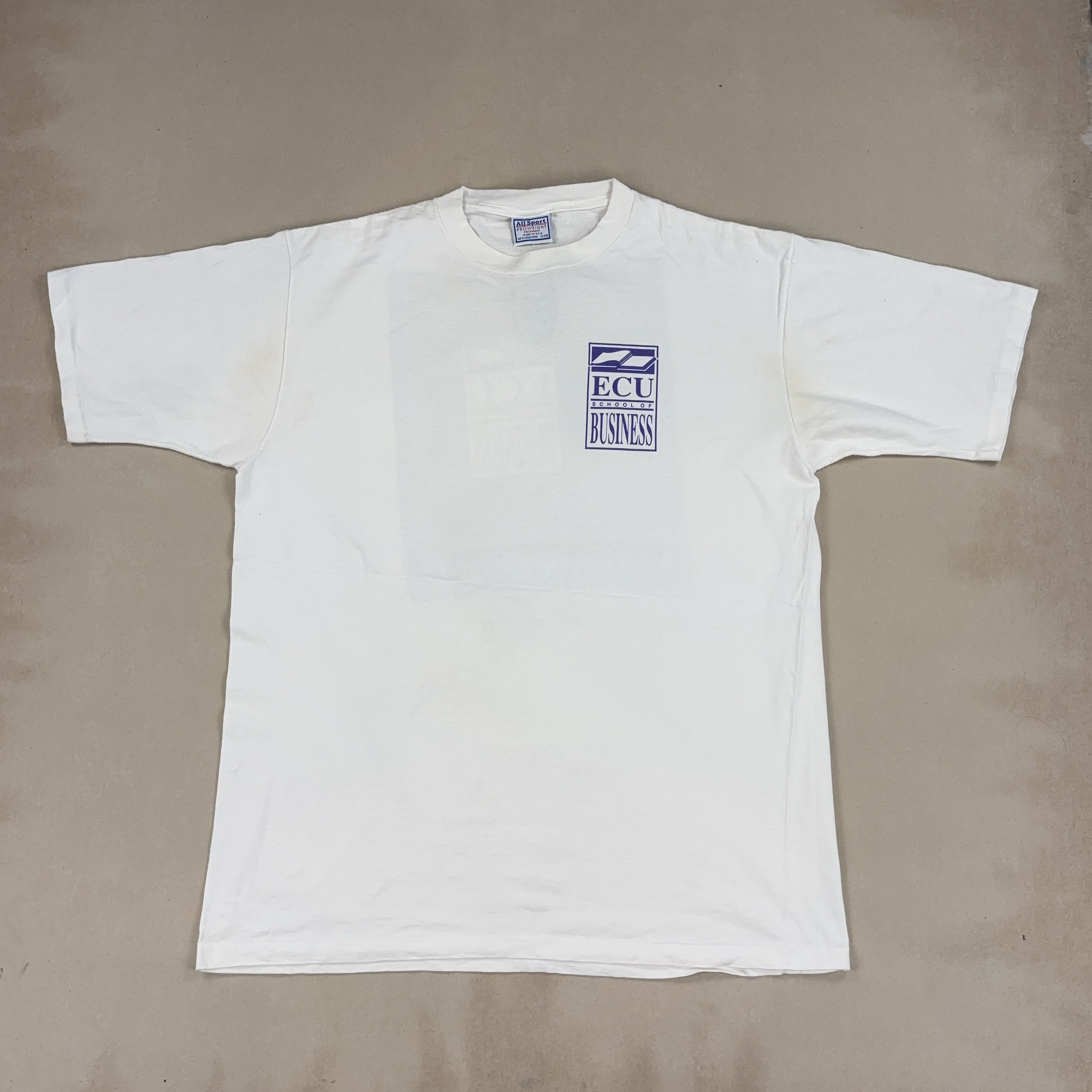 'ECU SCHOOL OF BUSINESS' TEE - X LARGE