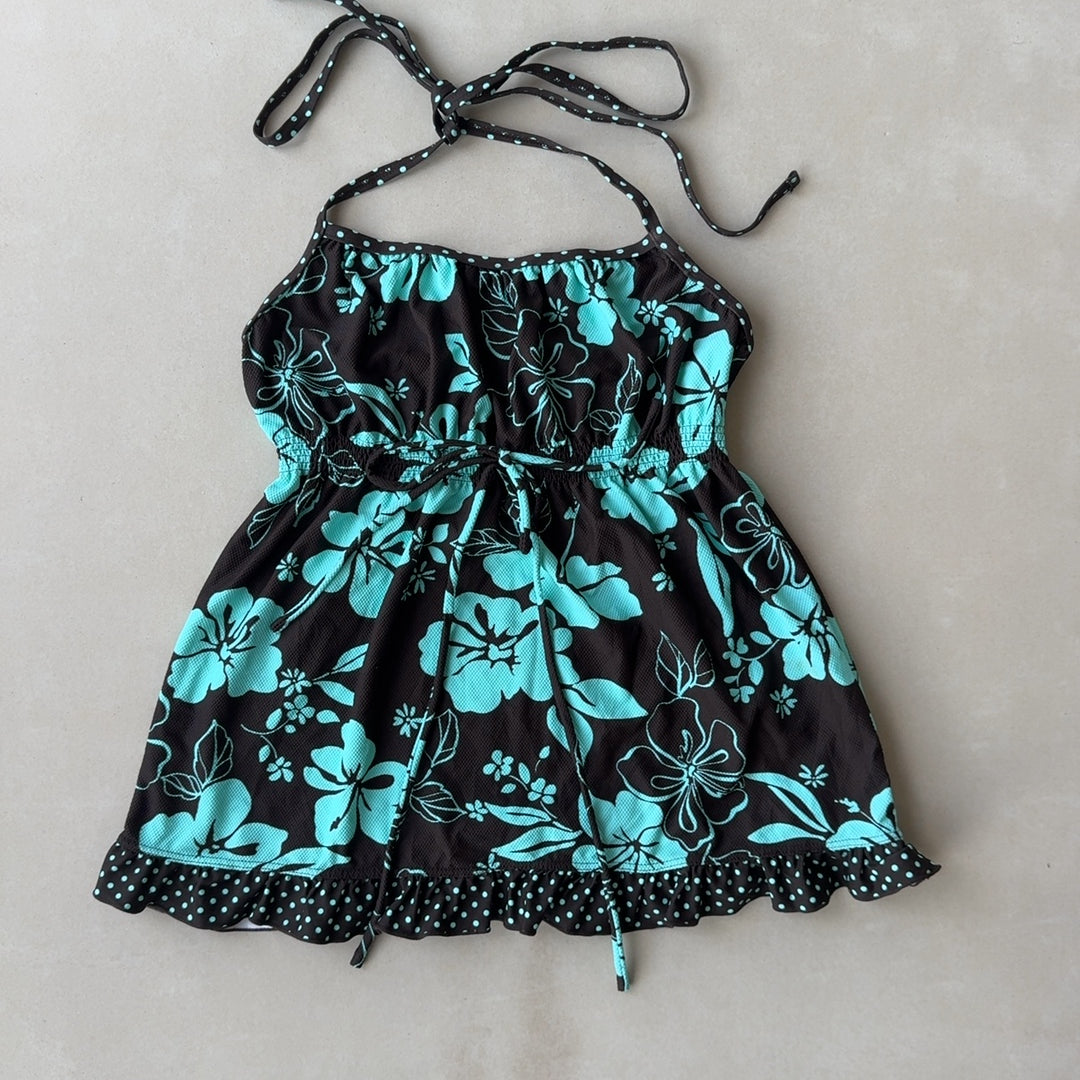 FLORAL TANKINI - MEDIUM