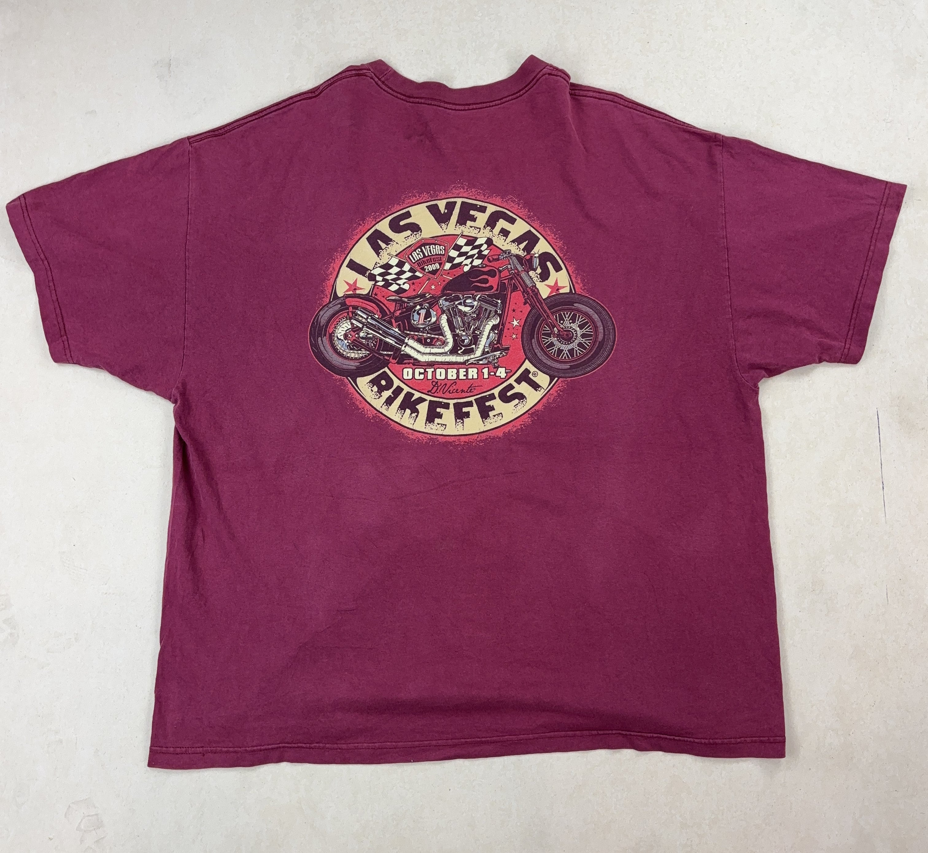 'LAS VEGAS BIKEFEST 2009' TEE - 3X LARGE