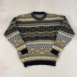 VINTAGE PATTERN KNIT - LARGE