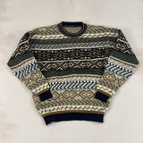 VINTAGE PATTERN KNIT - LARGE