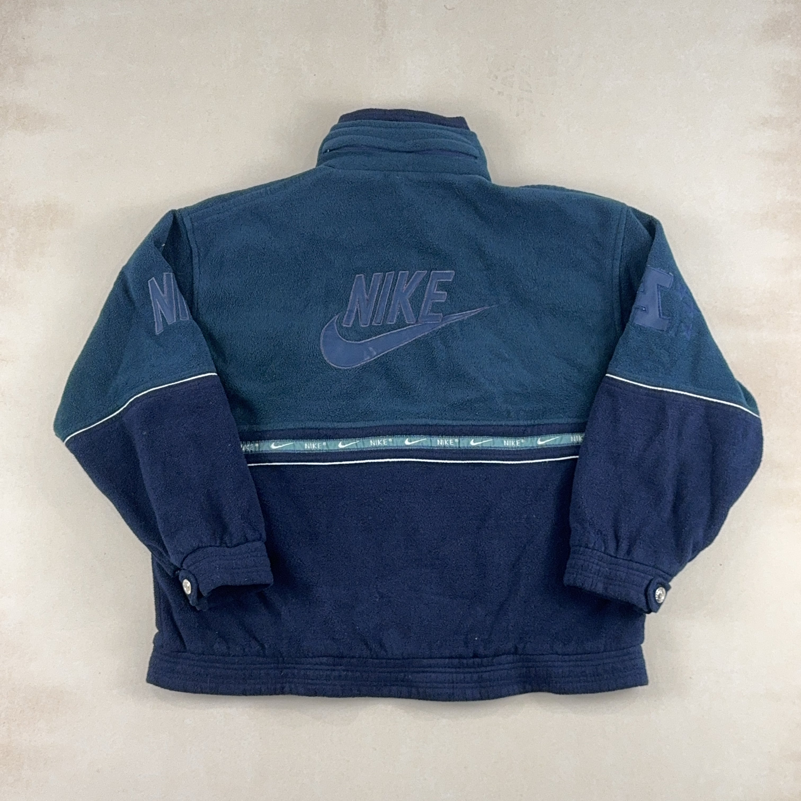 NIKE NAVY & GREEN JACKET - X LARGE
