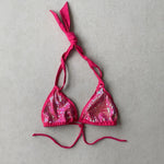 SEQUINED BIKINI TOP - MEDIUM