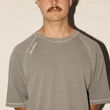 Contrast Tee - Gunpowder