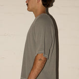 Contrast Tee - Gunpowder