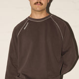 Contrast LS Tee - Walnut