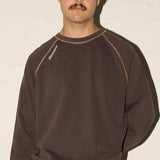 Contrast LS Tee - Walnut