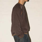 Contrast LS Tee - Walnut