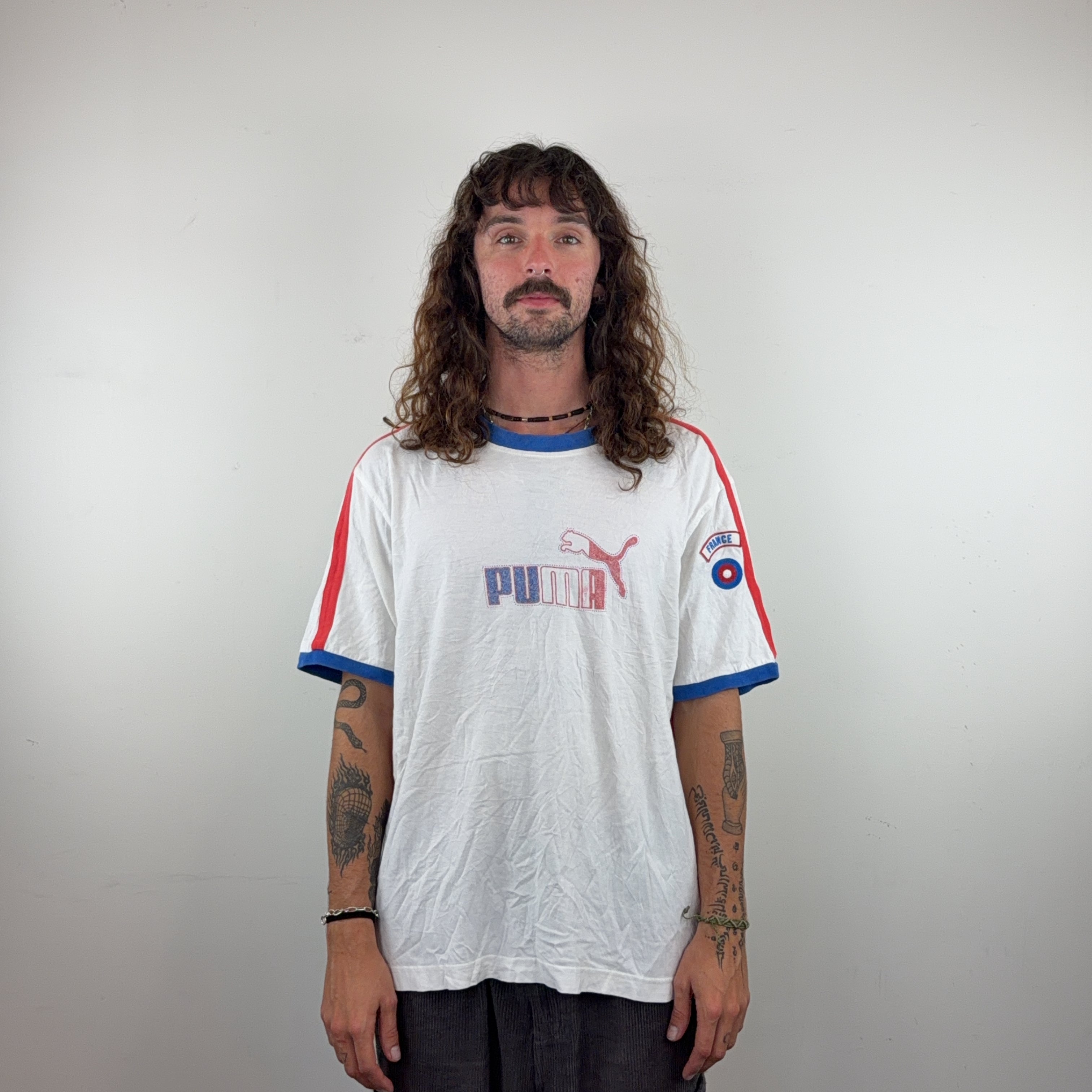 PUMA "FRANCE RUGBY" TEE - LARGE