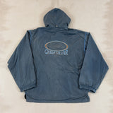 QUIKSILVER GREY JACKET - LARGE