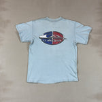 QUIKSILVER LIGHT BLUE TEE - MEDIUM