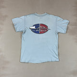 QUIKSILVER LIGHT BLUE TEE - MEDIUM