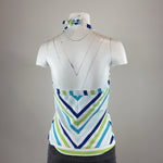 STRIPED TANKINI - MEDIUM