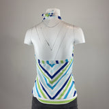 STRIPED TANKINI - MEDIUM