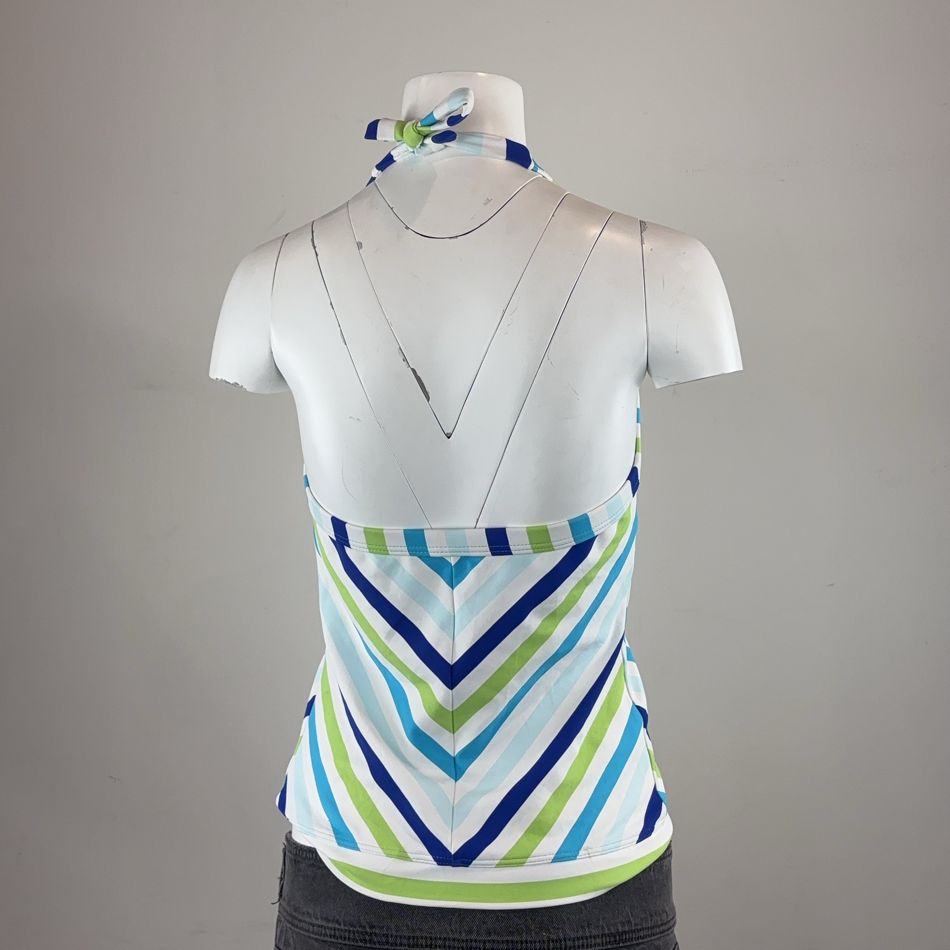 STRIPED TANKINI - MEDIUM