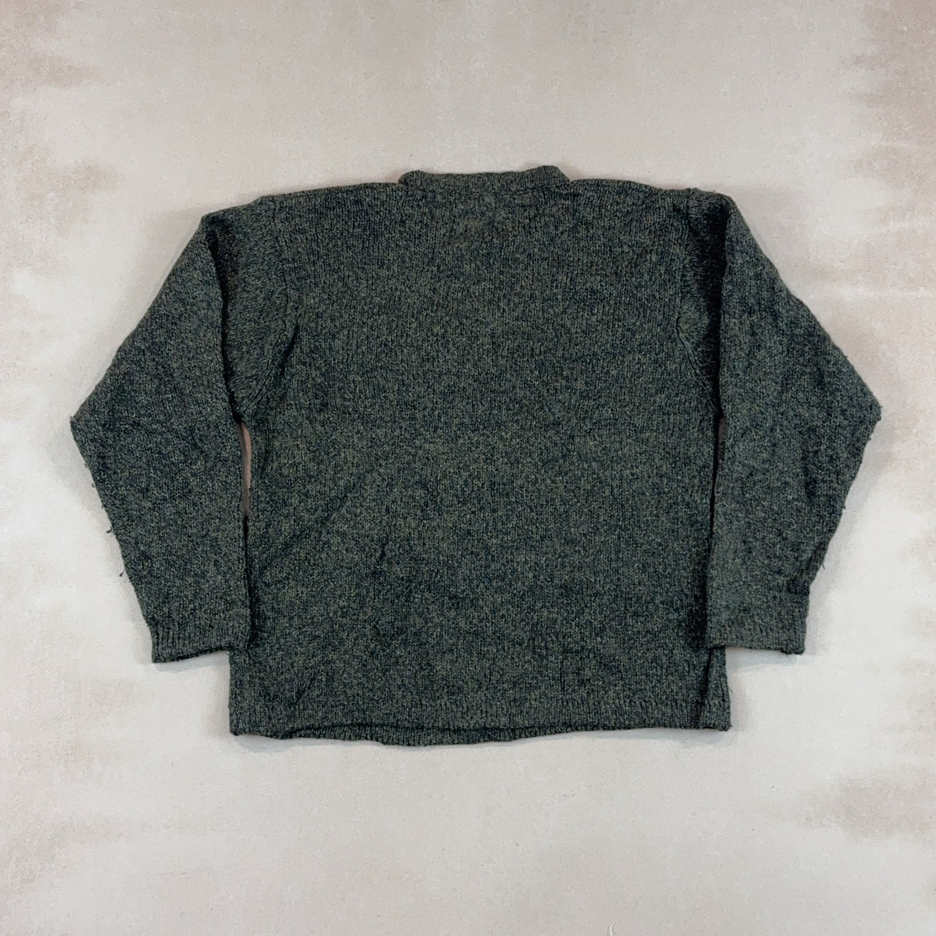 WOOLRICH FERN GREEN KNIT - MEDIUM