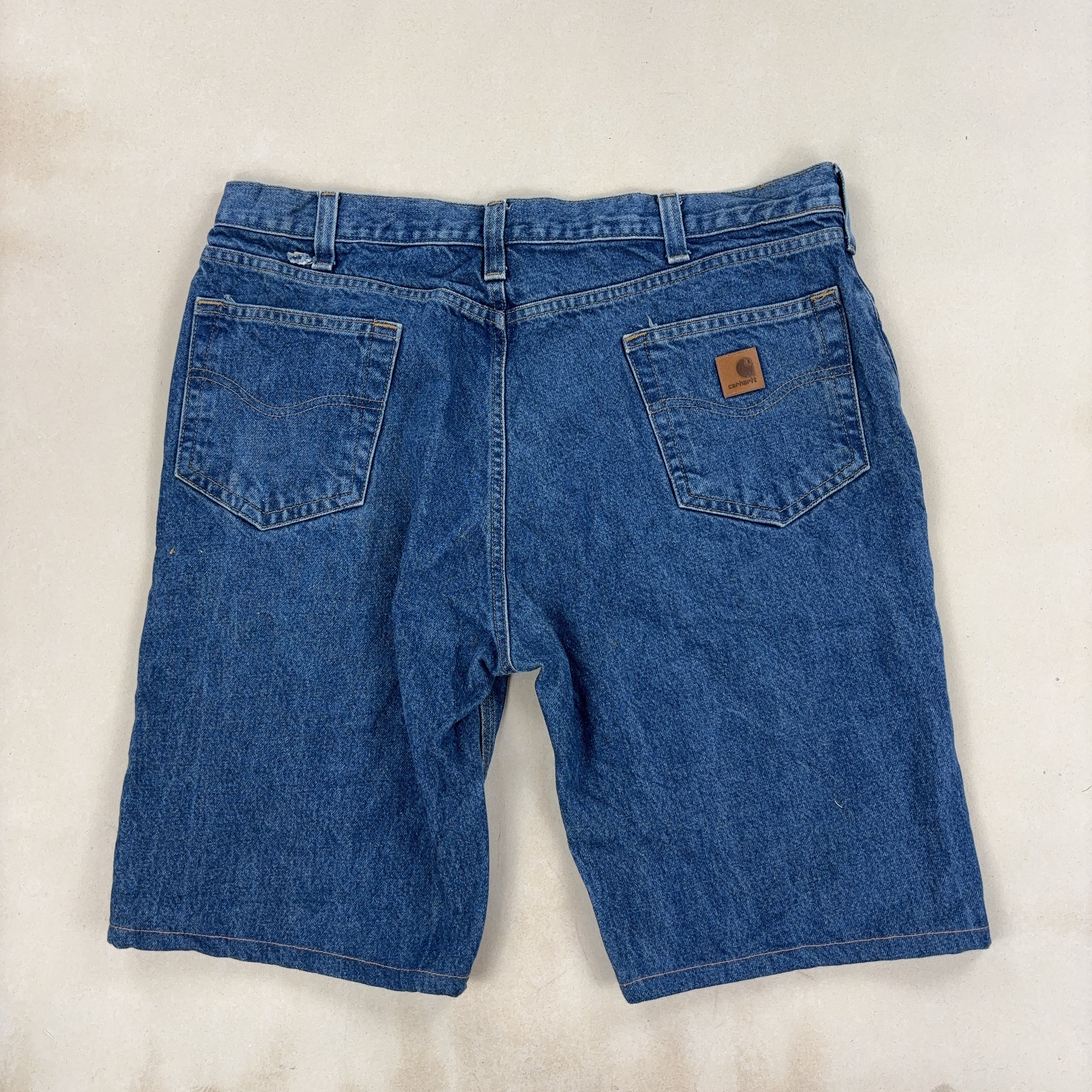 CARHARTT DENIM JORTS - 2X LARGE