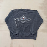 QUIKSILVER GREY CREW - LARGE
