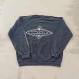 QUIKSILVER GREY CREW - LARGE