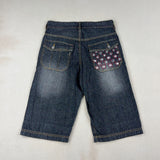 VINTAGE DENIM JORTS - MEDIUM