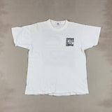 QUIKSILVER WHITE TEE - LARGE