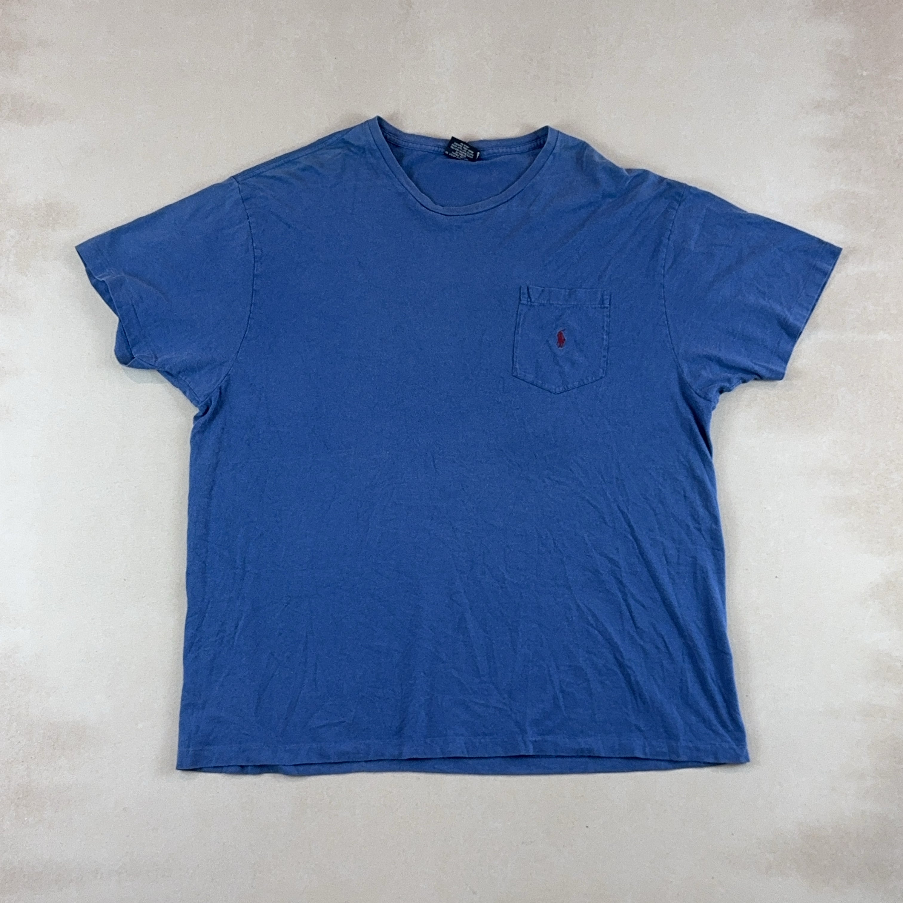 POLO RALPH LAUREN BLUE TEE - LARGE