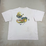 GRAPHIC - WHITE TEE - 2X LARGE